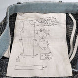 PENCE チェック ツイード トラウザーズ イタリア製 サイズ46 パンツ グレー ベージュ レディース ペンス【中古】5-1204T∞