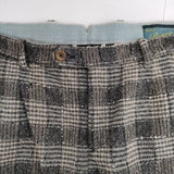 PENCE チェック ツイード トラウザーズ イタリア製 サイズ46 パンツ グレー ベージュ レディース ペンス【中古】5-1204T∞