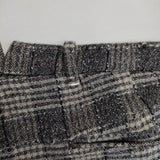 PENCE チェック ツイード トラウザーズ イタリア製 サイズ46 パンツ グレー ベージュ レディース ペンス【中古】5-1204T∞