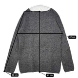 nor easterly tradition スコットランド製 ウール セーター ニット グレー レディース ノーエストリートラディション【中古】5-1204T∞