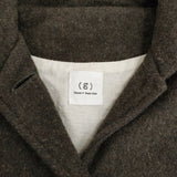 Gauze# (g) Basic Line ウール スタンドカラー テーラードジャケット カーキ レディース ガーゼ【中古】5-1123T♪