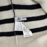 JOURNAL STANDARD LUXE 21080440032030 アゼキョウシュクハイネックプルオーバー ウール 日本製 セーター ニット 21AW オフホワイト ブラック レディース ジャーナルスタンダード ラックス【中古】5-1111T△