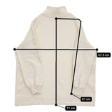 JOURNAL STANDARD LUXE ハイネック サイドスリット スウェット アイボリー レディース ジャーナルスタンダード ラックス【中古】6-0205M∞