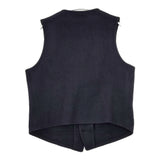 Johnson Woolen Mills ウールナイロン アメリカ製 サイズS メルトン ベスト ネイビー レディース ジョンソンウーレンミルズ【中古】5-1111T△