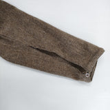 QUARTERLY 13040440904130 ウール カシミヤ混 カシュクール 日本製 ワンピース ブラウン レディース クォータリー【中古】5-1111T△