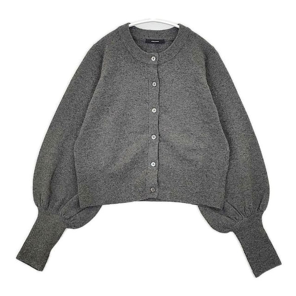 JOURNAL STANDARD ストレッチエアリーショートカーディガン　定価13200円 カーディガン グレー レディース ジャーナルスタンダード【中古】5-1126T∞