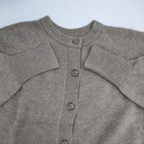 nano universe ヘアリーニット前後2WAYカーディガン カーディガン ベージュ レディース ナノユニバース【中古】5-1126T∞