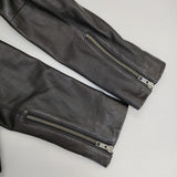 JOURNAL STANDARD relume ラムレザー ブルゾン 革 シングル ライダースジャケット ブラック レディース ジャーナルスタンダードレリューム【中古】5-1126T∞