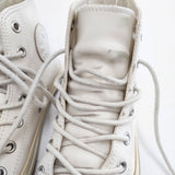 MHL./CONVERSE LEA ALL STAR HI/MHL 24.5cm ハイカット スニーカー ホワイト レディース エムエイチエル/コンバース【中古】5-1217G◎