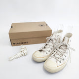 MHL./CONVERSE LEA ALL STAR HI/MHL 24.5cm ハイカット スニーカー ホワイト レディース エムエイチエル/コンバース【中古】5-1217G◎