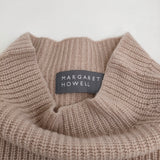MARGARET HOWELL TWISTED CASHMERE WOOL 定価46200円 日本製 578-4263009 ニット 24AW ピンク レディース マーガレットハウエル【中古】5-1022T♪
