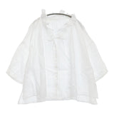 nest Robe リネンシアーフリルブラウス 01243-1143 ブラウス シャツ 24AW ホワイト レディース ネストローブ【中古】5-1022M♪