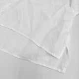 nest Robe リネンシアーフリルブラウス 01243-1143 ブラウス シャツ 24AW ホワイト レディース ネストローブ【中古】5-1022M♪