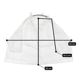 nest Robe リネンシアーフリルブラウス 01243-1143 ブラウス シャツ 24AW ホワイト レディース ネストローブ【中古】5-1022M♪