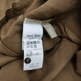 nest Robe 清水みさとさん別注 リネンクルーネックリボンドレス わがままな別注 ワンピース 25AW ブラウン レディース ネストローブ【中古】5-1022S♪