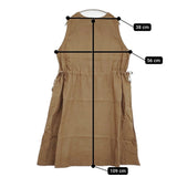 nest Robe 清水みさとさん別注 リネンクルーネックリボンドレス わがままな別注 ワンピース 25AW ブラウン レディース ネストローブ【中古】5-1022S♪