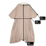 nest Robe リネン天然染め 半袖 01201-1037 ワンピース ピンク レディース ネストローブ【中古】6-0422S∞