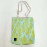 mina perhonen metsa フロッキープリント aca9125 定価9900円 トートバッグ 24AW Lグリーン Lブルー レディース ミナペルホネン【中古】5-1022G♪