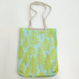 mina perhonen metsa フロッキープリント aca9125 定価9900円 トートバッグ 24AW Lグリーン Lブルー レディース ミナペルホネン【中古】5-1022G♪