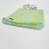 mina perhonen metsa フロッキープリント aca9125 定価9900円 トートバッグ 24AW Lグリーン Lブルー レディース ミナペルホネン【中古】5-1022G♪