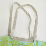 mina perhonen metsa フロッキープリント aca9125 定価9900円 トートバッグ 24AW Lグリーン Lブルー レディース ミナペルホネン【中古】5-1022G♪