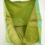 mina perhonen metsa フロッキープリント aca9125 定価9900円 トートバッグ 24AW Lグリーン Lブルー レディース ミナペルホネン【中古】5-1022G♪