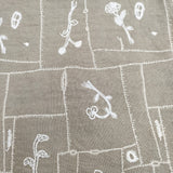 mina perhonen ws9189 garden paｔchwork エッグバッグ リネン トートバッグ ベージュ レディース ミナペルホネン【中古】5-1127G◎