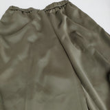 AP STUDIO 未使用 サテンプルオンパンツ 36 定価22000円 25030586218010 パンツ 25SS カーキ レディース エーピーストゥディオ【中古】5-1022M♪