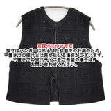 green label relaxing クロシェ2WAYベスト ウォッシャブル 定価9900円 25SS ブラック レディース グリーンレーベルリラクシング【中古】5-1022M♪