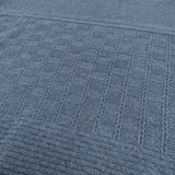 KURASHI&Trips 北欧暮らしの道具店 バスケット編みのニット 23AW ブルー レディース クラシアンドトリップス/北欧、暮らしの道具店【中古】5-1022T♪