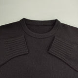 KURASHI&Trips ウールカシミア ベーシック セーター ニット ブラック レディース クラシアンドトリップス/北欧、暮らしの道具店【中古】5-1204T∞