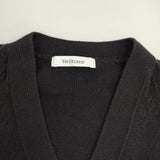 veritecoeur VCK-246 コットンカシミアカーディガン 定価26400円 カーディガン ブラック レディース ヴェリテクール【中古】5-1204T∞