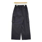 TABASA 撥水ストレッチタフタカーゴパンツ 定価35200円 サイズ32 D1754FP 301 カーゴパンツ ネイビー レディース タバサ【中古】5-1022G♪