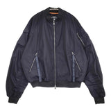 SAVE THE DUCK LIL D32105W TWIL ボンバージャケット 定価69300円 サイズ1/S ブルゾン 25SS ネイビー レディース セーブザダック【中古】5-1022M♪