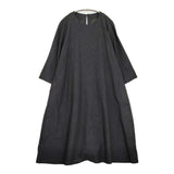 gungendo ミモザジャガード ワンピース 沢鵯 さわひよどり 25100902 ワンピース 25SS ブラック レディース 群言堂【中古】5-1022M♪