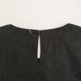 gungendo ミモザジャガード ワンピース 沢鵯 さわひよどり 25100902 ワンピース 25SS ブラック レディース 群言堂【中古】5-1022M♪