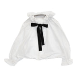 Audie a Muses メモリージップアップブラウス 定価17600円 83031-507 ブラウス シャツ ホワイト レディース オーディアミューズ【中古】5-1022M♪