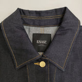 JOURNAL STANDARD L'essage デニムカバーオール 定価29700円 ジャケット 25AW ネイビー レディース ジャーナルスタンダードレサージュ【中古】5-1022M♪