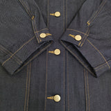 JOURNAL STANDARD L'essage デニムカバーオール 定価29700円 ジャケット 25AW ネイビー レディース ジャーナルスタンダードレサージュ【中古】5-1022M♪