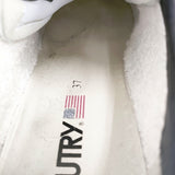 AUTRY スーパーヴィンテージ ダメージ加工 サイズ37 スニーカー シルバー レディース オートリー【中古】5-1022G♪