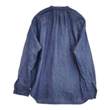 JOURNAL STANDARD L'essage 《SP》フリルデニムシャツ 定価26400円 ブラウス 25AW ブルー レディース ジャーナルスタンダードレサージュ【中古】5-1022M♪