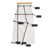 ゴーシュ カツラギワイドパンツ G184-P030 パンツ ホワイト レディース ゴーシュ【中古】6-0202G∞