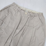 ゴーシュ カツラギタックテーパードパンツ 定価25300円 G201-P027 パンツ ベージュ レディース ゴーシュ【中古】6-0124G∞