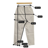 ゴーシュ カツラギタックテーパードパンツ 定価25300円 G201-P027 パンツ ベージュ レディース ゴーシュ【中古】6-0124G∞