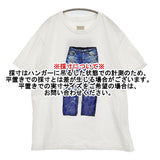 KAPITAL KOUNTRY デニムフロックＴシャツ サイズ4 KOR708SC04 半袖Ｔシャツ カットソー ホワイト メンズ キャピタルカントリー【中古】6-0512S♪
