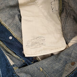 KAPITAL KOUNTRY BORO 刺し子 ダメージ リペア サイズ4/XL デニムパンツ ネイビー メンズ キャピタルカントリー【中古】5-1022G♪