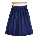 Toile Atelier d'antan 製品染め コットンヘンプ ロングスカート ネイビー レディース トワルアトリエダンタン【中古】6-0124M∞