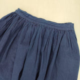 Toile Atelier d'antan 製品染め コットンヘンプ ロングスカート ネイビー レディース トワルアトリエダンタン【中古】6-0124M∞