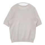 EVERYDAY I LIKE/Deuxieme Classe ハーフスリーブ プルオーバー コットン 半袖 セーター ニット ベージュ レディース エヴリディアイライク【中古】6-0601S∞
