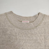 DRESSTERIOR リネンコットン裏毛ハーフスリーブプルオーバー 半袖Ｔシャツ カットソー ベージュ レディース ドレステリア【中古】6-0601S∞